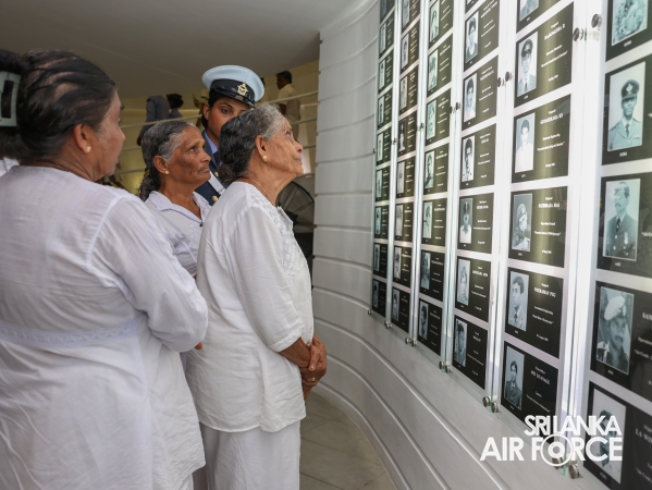 SLAF FALLEN WAR HEROES HONOURED AT THE WAR HEROES MONUMENT SLAF TRADE TRAINING SCHOOL, EKALA